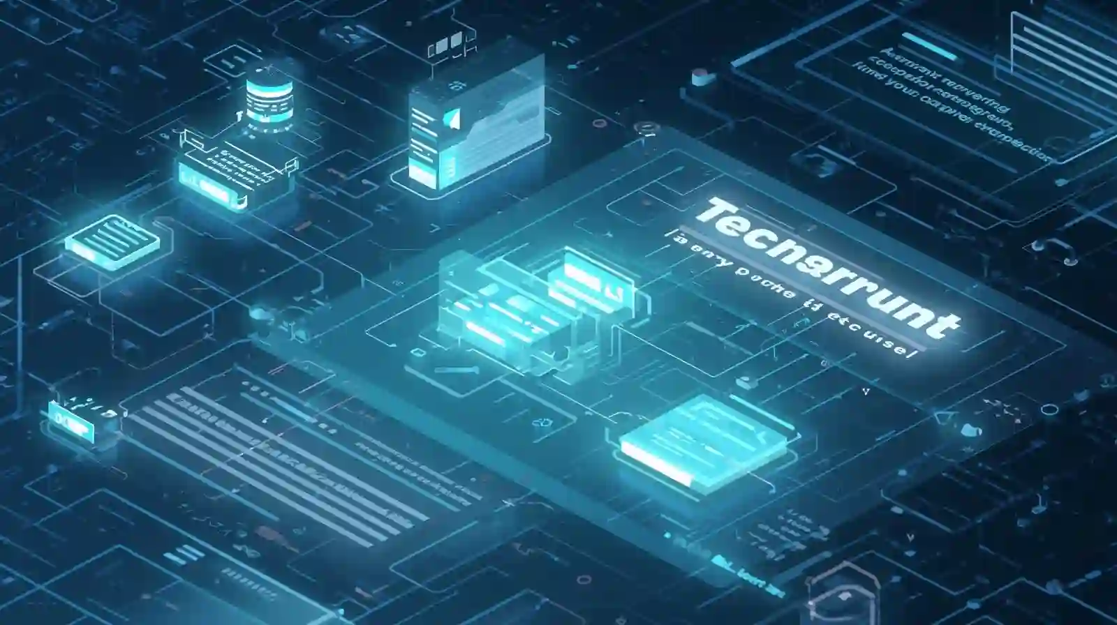 AI system analyzing and restoring partially censored text on a digital screen.