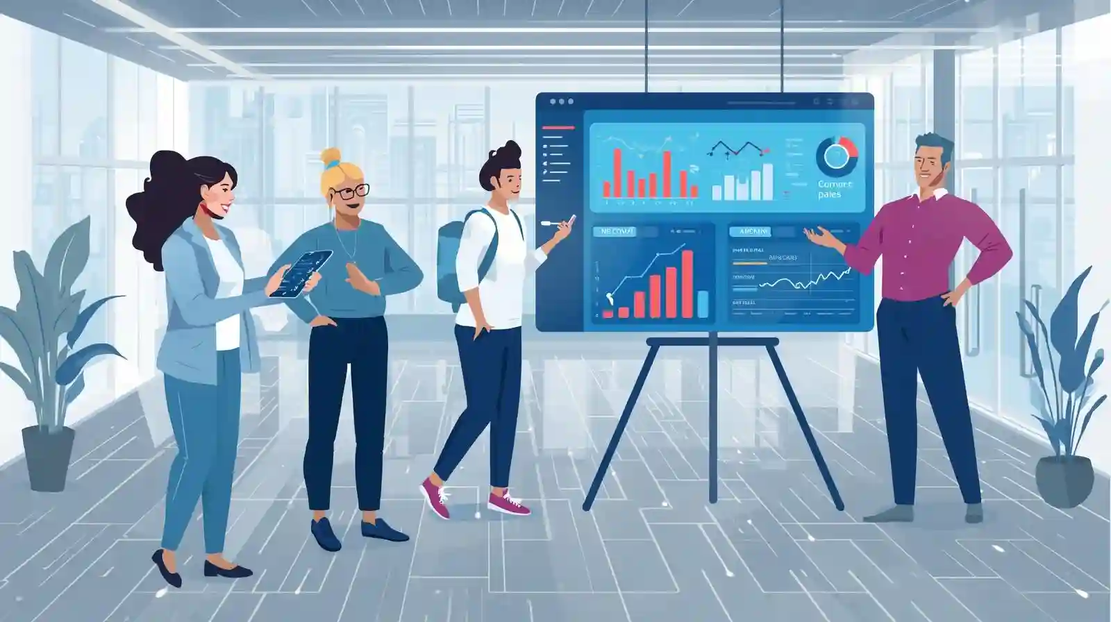 Flooring team using AI tools efficiently