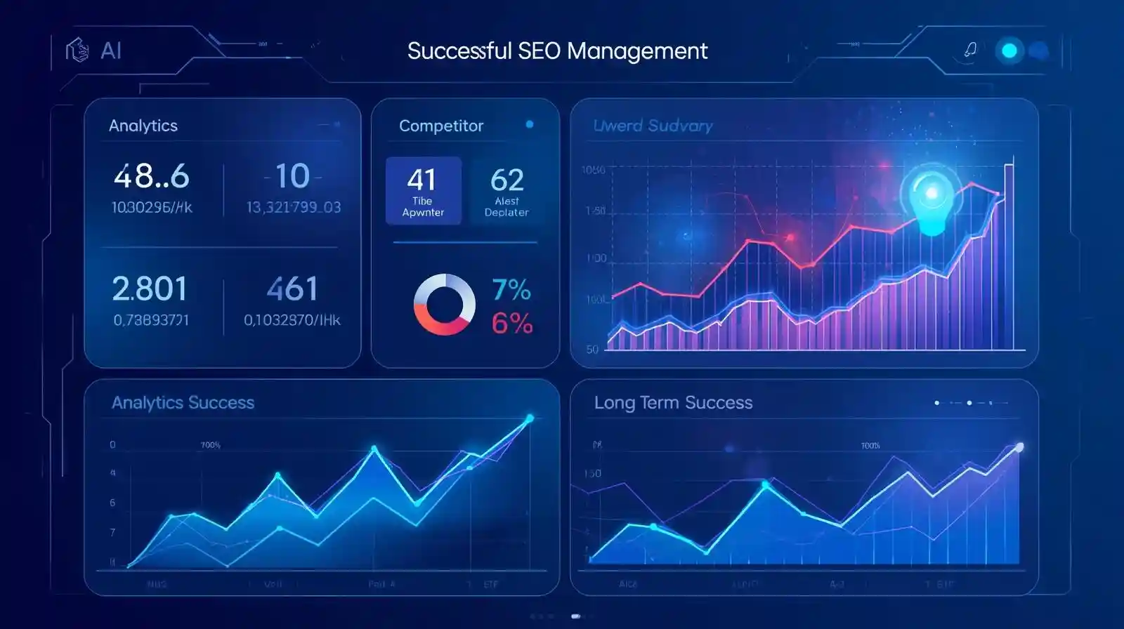 SEO professional managing AI-powered rankings