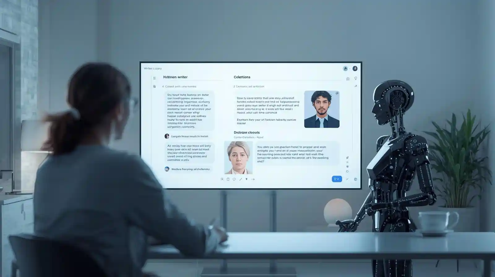 AI assisting in story writing process