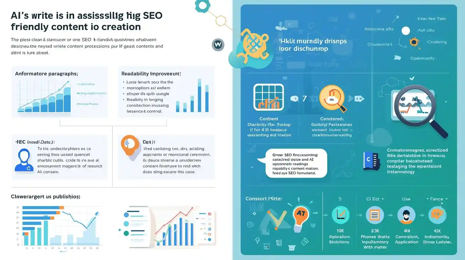 AI assisting writers with SEO content