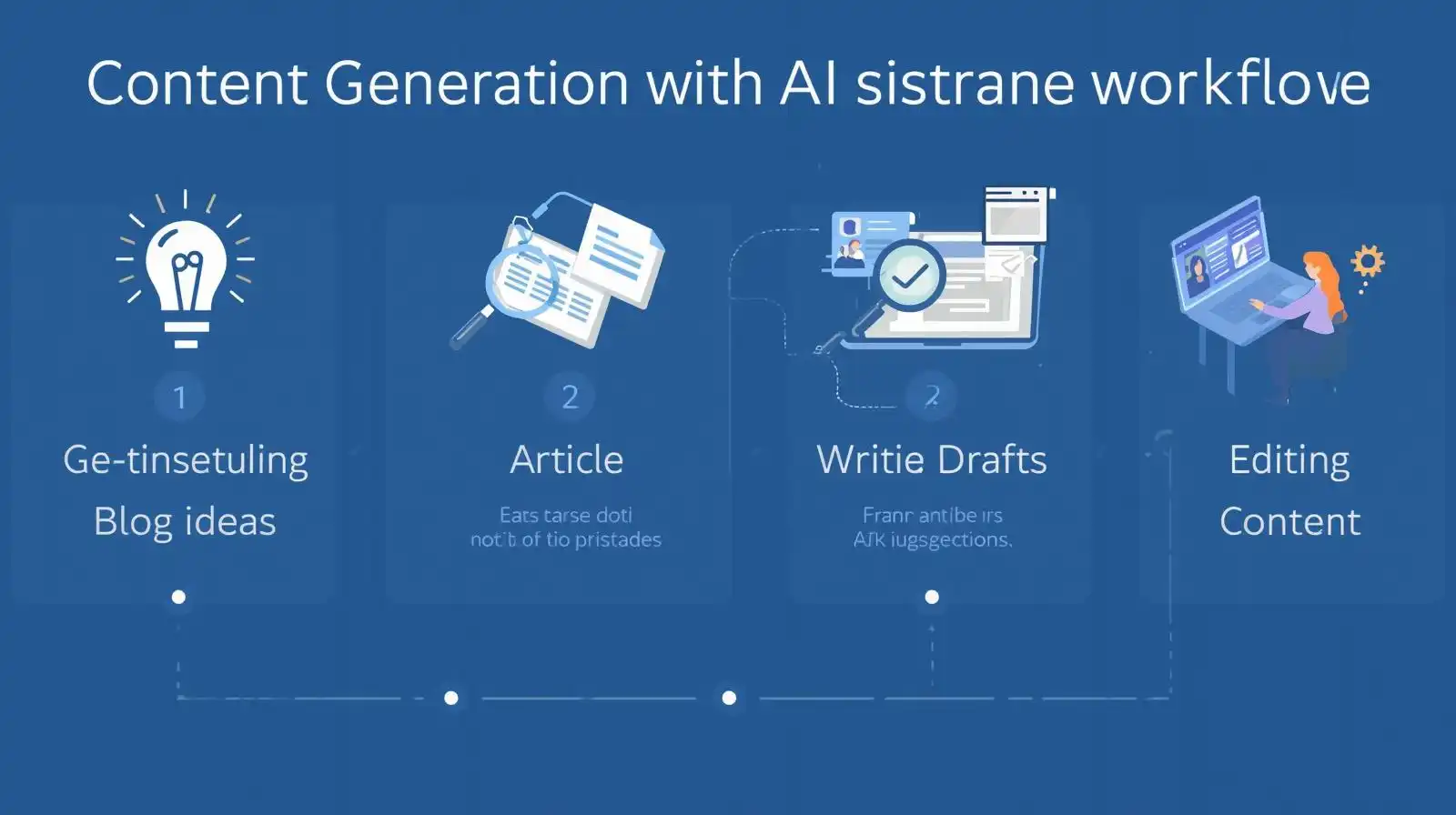 Step-by-step AI-assisted blog creation