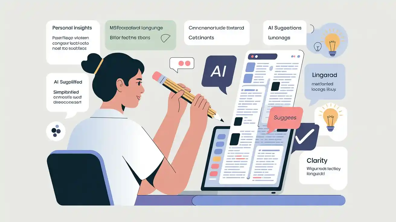 Blogger enhancing AI-generated content clarity