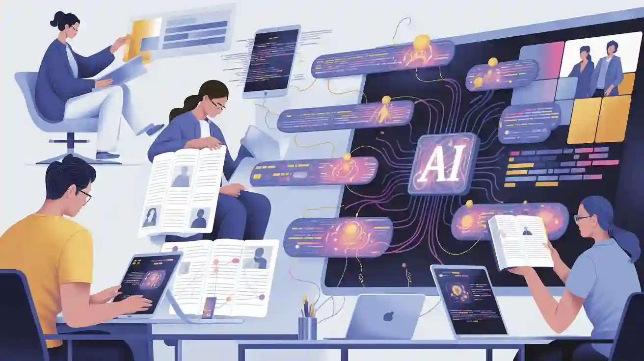 Writers using AI for content creation