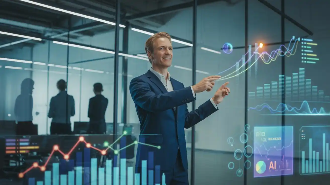 Business gaining competitive advantage using AI tools